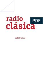 Revista de Radio Clásica (RNE - Radio Nacional de España), Junio Del 2023