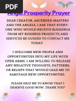 Angel Prosperity Prayer: Book Now