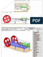 Small Horizontal Steam Engine Drawing