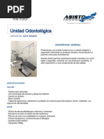 Ficha Técnica Unidad Odontológica