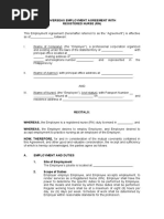 Sample RN Employment Contract