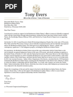 Gov. Evers Letter Brothertown