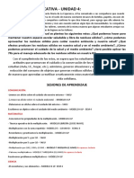 Situación Significativa y Sesiones - U4