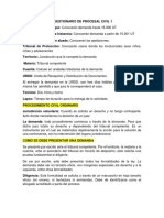 Cuestionario de Procesal Civil 1