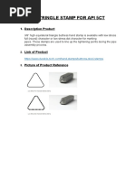 Api Tringle Stamp For Api 5CT