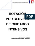 Programa de Rotación Por El Servicio de UCI