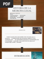 Historia de La Medicina Legal