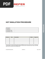 Procedure - Hot Insulation (Template)