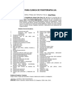 Lista de Proveedores para CLINICA DE FISIOTERIAPIA