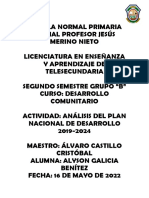 Plan Nacional de Desarrollo-Alyson