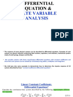 Diff Eqn and State Variable Analysis 18 March 23