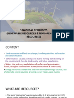 3.NATURAL RESOURCES - Notes