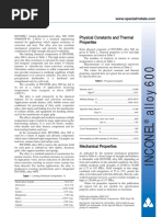 Inconel Alloy 600