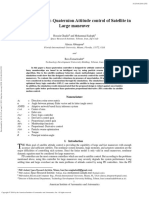 Optimized Fuzzy-Quaternion Attitude Control of Satellite in Large Maneuver