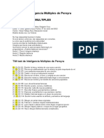 TIM Test de Inteligencia Múltiples de Pereyra