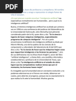 Argumentos A Favor de La Inteligencia Artificial - Final