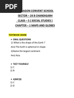 Class 5 Chapter 1 Maps and Globes