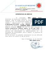 Fiche D'attestation de Service Herve - Copie