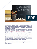 Cómo Elaborar Un Diagnotico Escolar Al Inicio de Curso