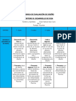 Rúbrica de Evaluación - Criterio B