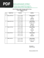 Jadwal Pas Kls 2