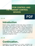 MAIN TOPIC - Basic Motor Control and The Primary Control Devices