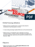 Global Sourcing Unit 1