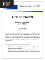 Life Sciences Grade 11 Revision Term 1 - 2021