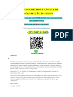 Mapa - Algoritmos e Lógica de Programação II - 522023