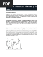 Vehículos Eléctricos Híbridos y La Batería