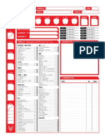 Cyberpunk Character Sheet