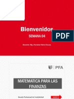 Sesion 14 - Matemática para Las Finanzas