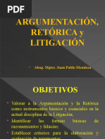 Argumentación, Retórica y Teoría Del Caso