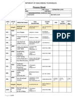 MT1-A22 Workpiece-L5 Mod18 - CNC Lathe Process Sheet