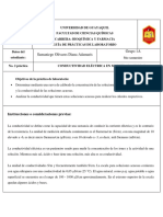 Informe de Conductimetría