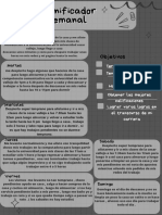 Documento A4 Planner Delicado Crema