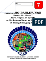 AP7 - Q4 - CLAS7 - Nasusuri Ang Mga Anyo Tugon at Epekto Sa Neokolonyalismo Sa Silangan at Timog Silangang Asya - v6 - Carissa Calalin