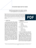 Distributed Generation Impact and Cost Analysis