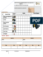 2.9f Plant Equipment - Road Roller Checklist