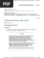 11 Válvula de Control de Flujo - Quitar e Instalar