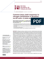 Common Bean Yield Responses To Nitrogen Fertilization in Brazilian No-Till Soils: A Meta-Analysis