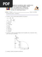 Primer Examen Fisica General