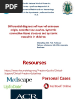 Topic 8 Differential Diagnosis of FUO SCTD - Short.