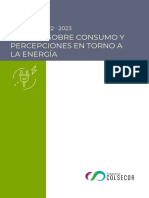 Estudio Sobre Consumo y Percepciones en Torno A La Energía - Fundación COLSECOR - 2023