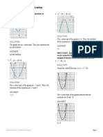 3 2 Solving Quadatic Equations by Graphing