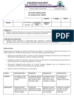 Control de Lectura - La Ciudad Está Triste