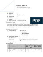 ANALISIS JABATAN - Pranata Komputer Ahli Muda