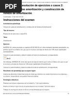 Examen - B2 (APEB2-15%) Resolución de Ejercicios o Casos 2 - Cálculo de Cuotas Amortización y Construcción de Fondos de Amortización