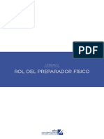 Unidad 1 - Rol Del Preparador Fisico - Acondicionamiento