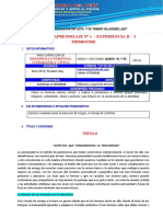 SESIÓN DE APRENDIZAJE N°6 DPCC - 5to AÑO